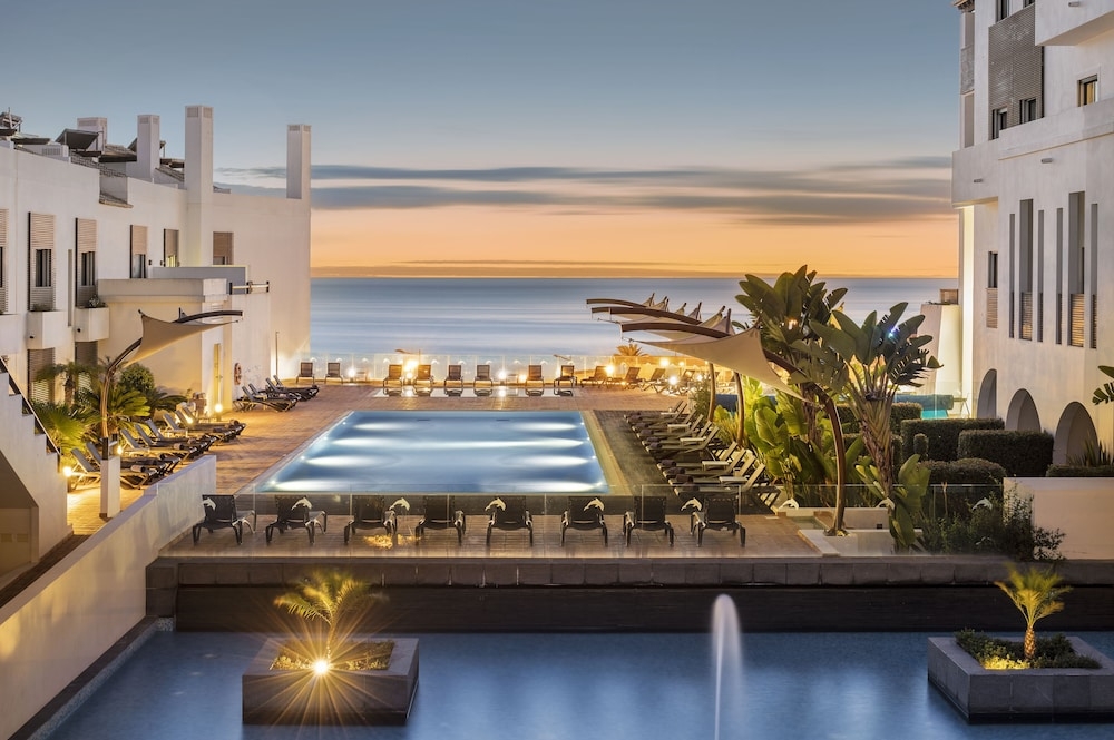 Beautiful exterior view of a luxury Lagos resort
